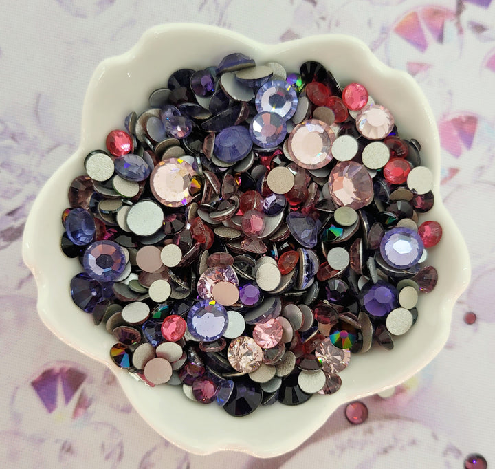 Plum Blossom Austrian Crystal Mix