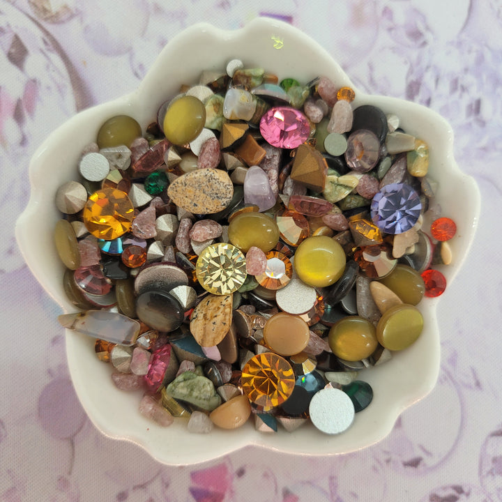 SEMI-PRECIOUS : Picture Jasper Surf - Semi Precious Chip Mix