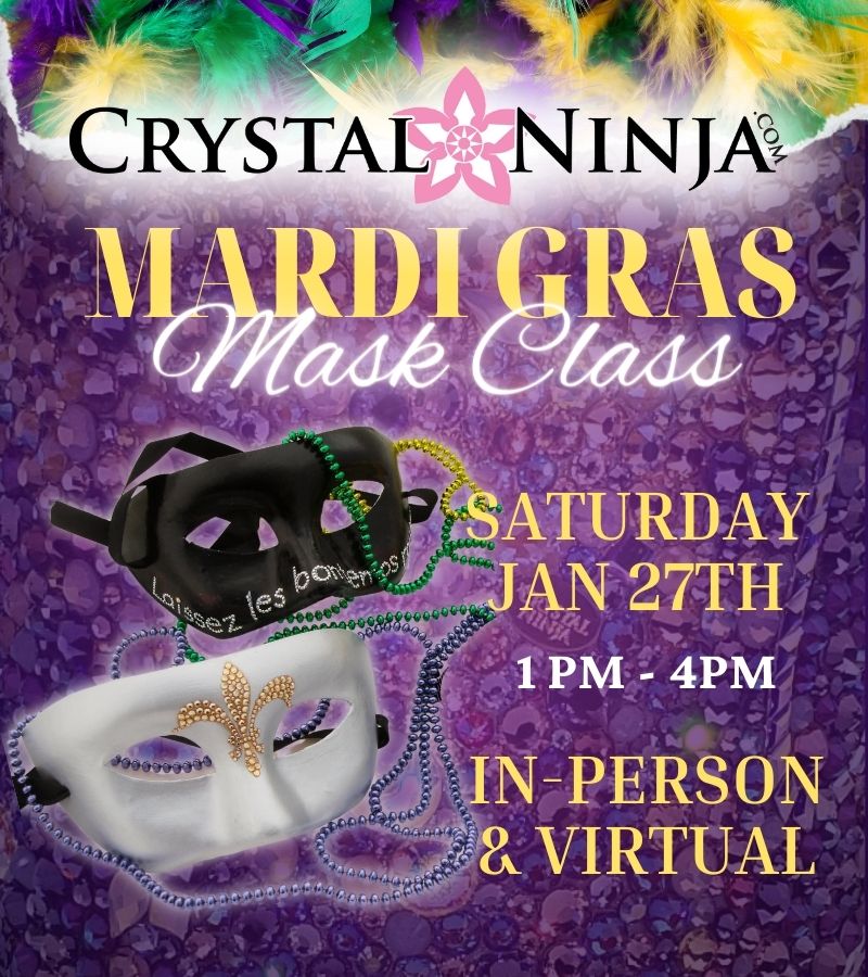 Crystal Ninja Crystal Katana – Graceful Rose Stones