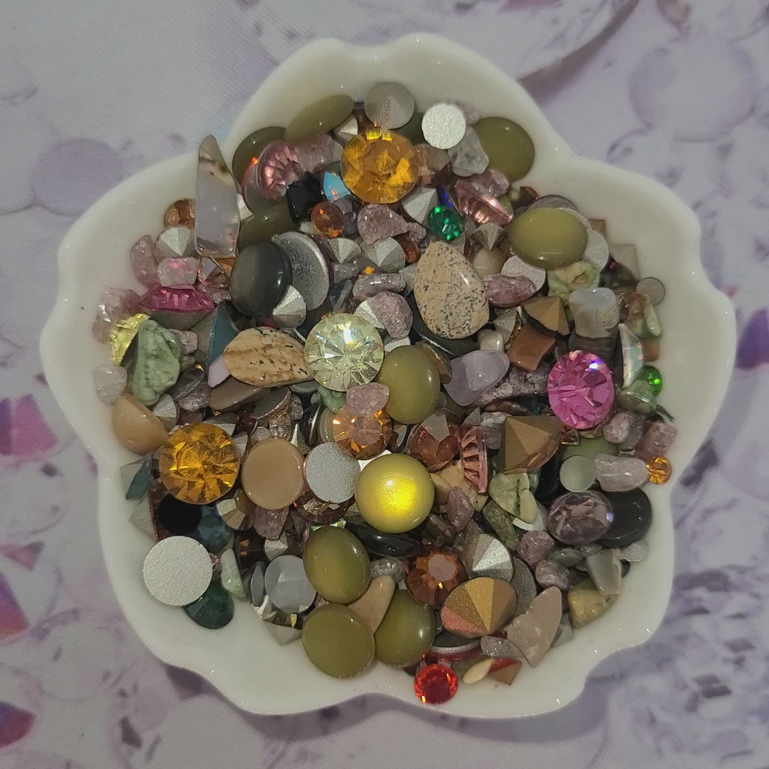 SEMI-PRECIOUS : Picture Jasper Surf - Semi Precious Chip Mix